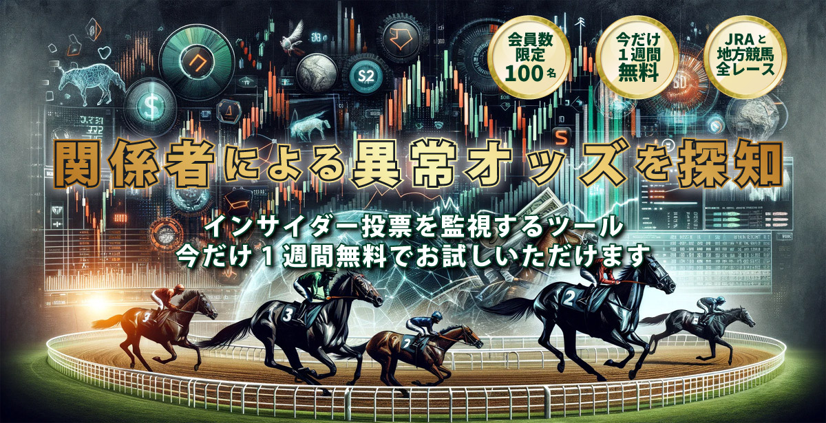 異常オッズ探知機ヘッダー